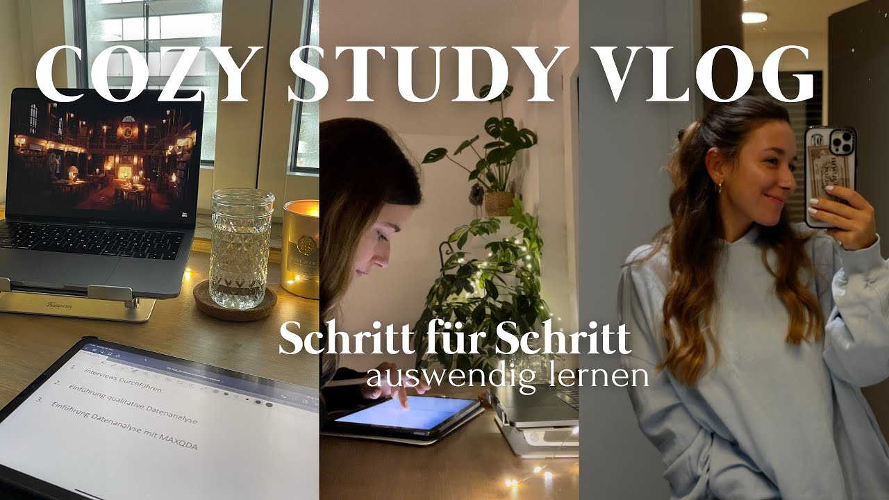 STUDY DAYS // wie ich effizient und schnell auswendig lerne, Schritt für Schritt, tanzen, Koffer