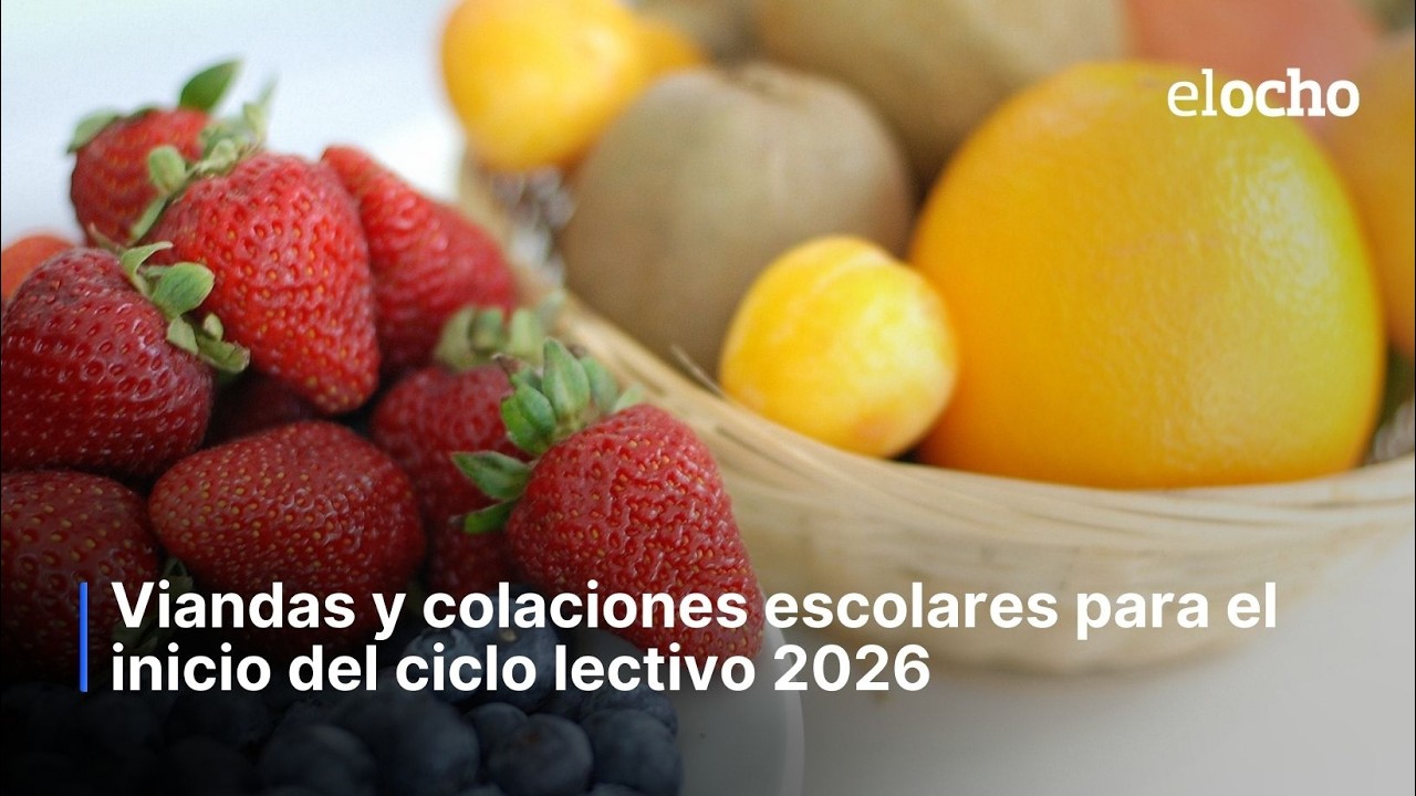 VIANDAS Y COLACIONES ESCOLARES PARA EL INICIO DE LAS CLASES