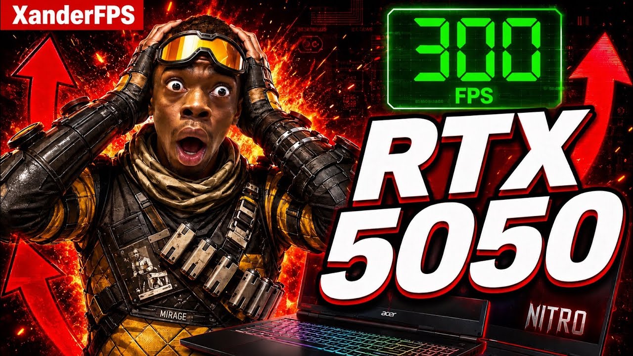 APEX LEGENDS 180Hz+ | RTX 5050 + RYZEN 5 240 AI | Benchmark Acer Nitro V 16 AI