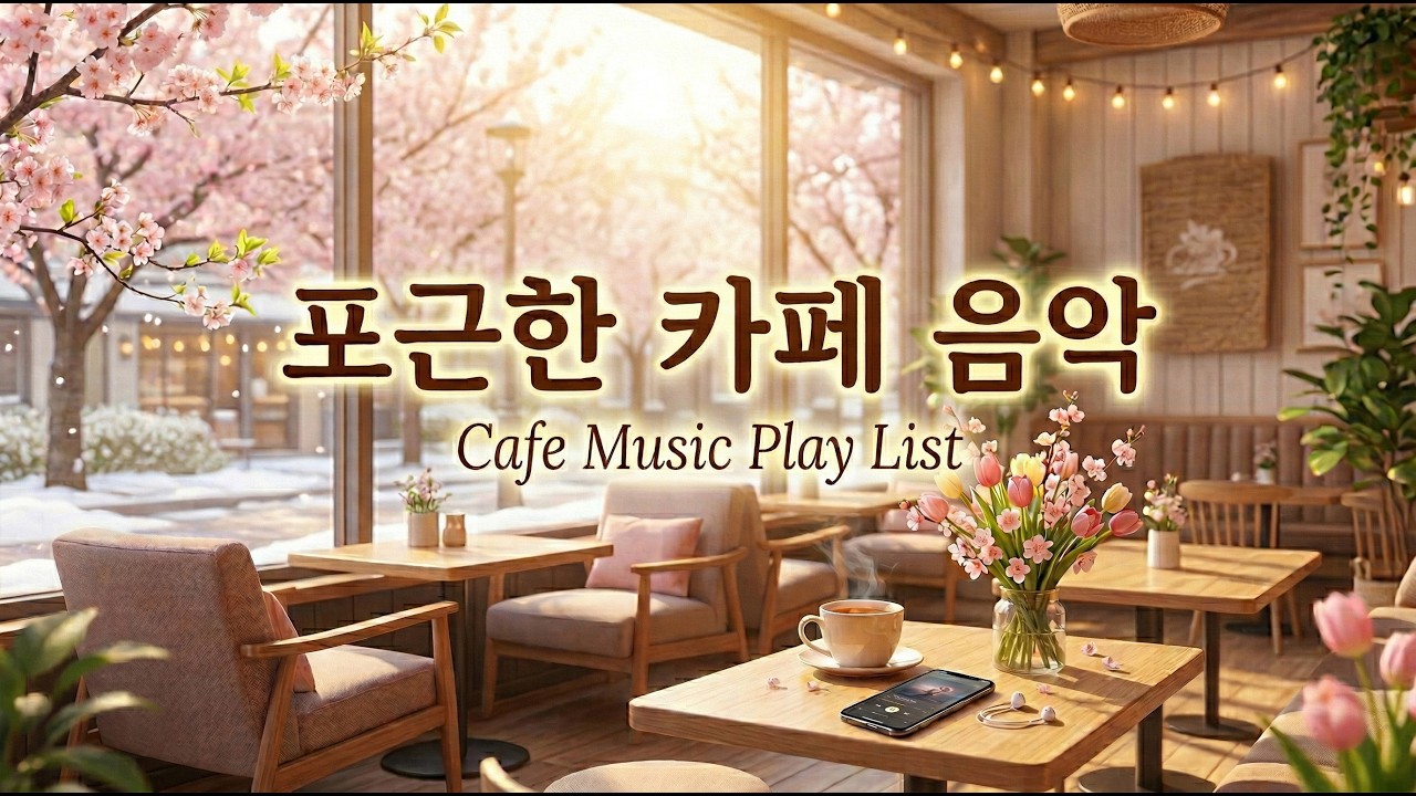 마침내 찾아온 봄, 포근한 1시간 감성팝 카페음악 🎶그냥 틀어만 두세요 PLAY LIST
