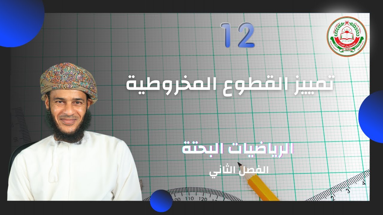 12 بحتة ll تمييز القطوع المخروطية ll الاستاذ طلال الهنائي