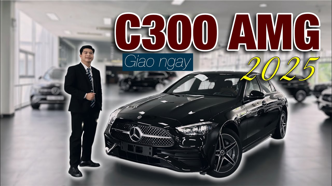 Mercedes C300 AMG 2025 Màu Đen Và Những Nâng Cấp Đáng Giá | Hoan Channel
