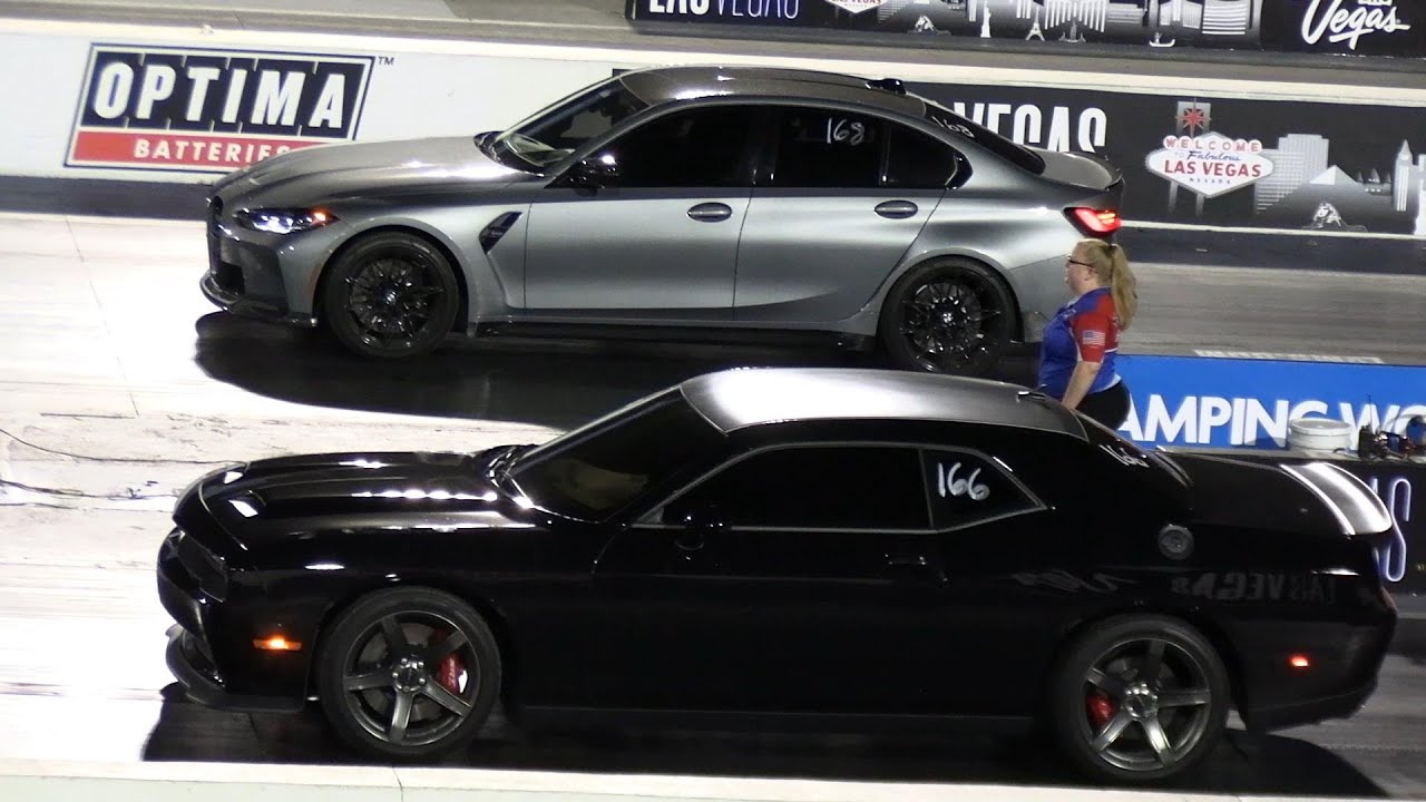 Hellcat vs BMW m3, m4 ,Toyota Supra