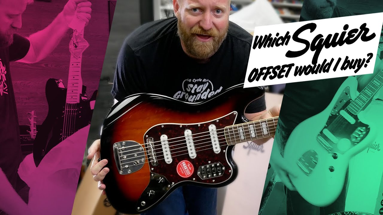 Unboxing 3 Squier Offsets - Which one would I BUY? - Starcaster/Jaguar CV/Bass VI - Road Case S01E02