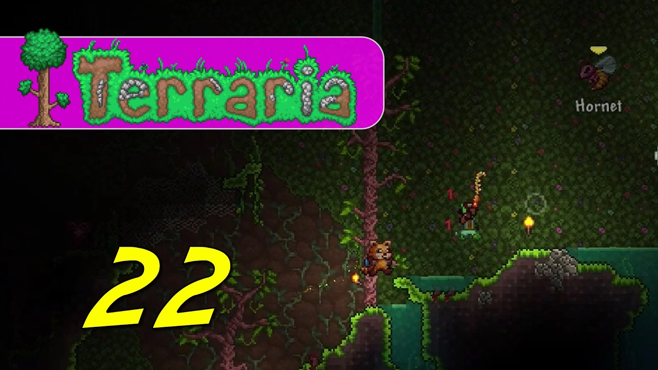 Terraria Ep 22 - JUNGLE CAVING