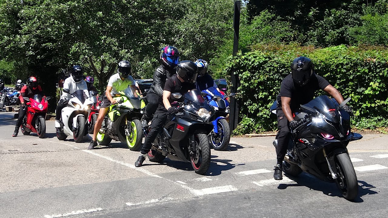 SUPERBIKES ACCELERATING SOUNDS 2025.Yamaha R1M,Aprilia,BWM S1000RR,Suzuki