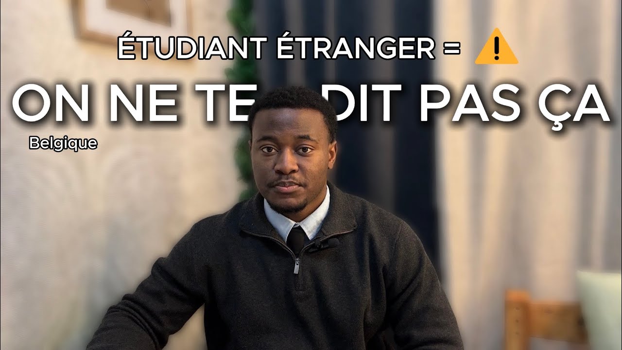 Ce que personne ne dit aux étudiants étranger en Belgique .