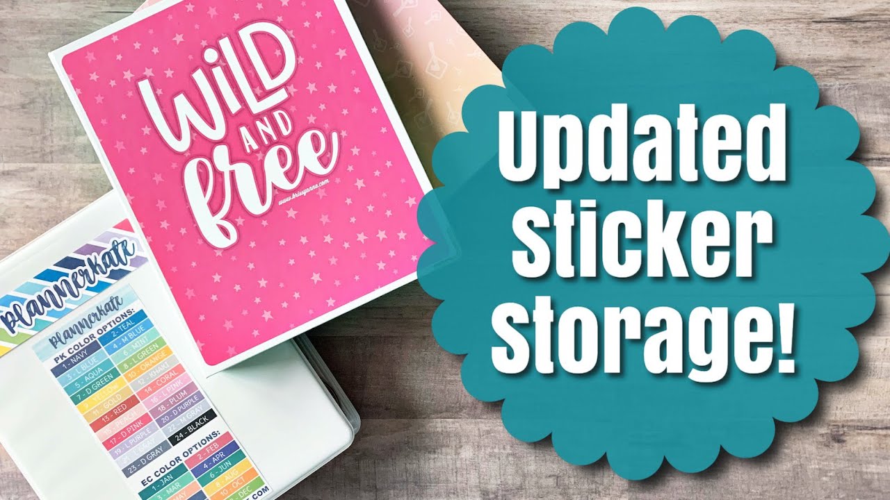 Updated Sticker Organization!