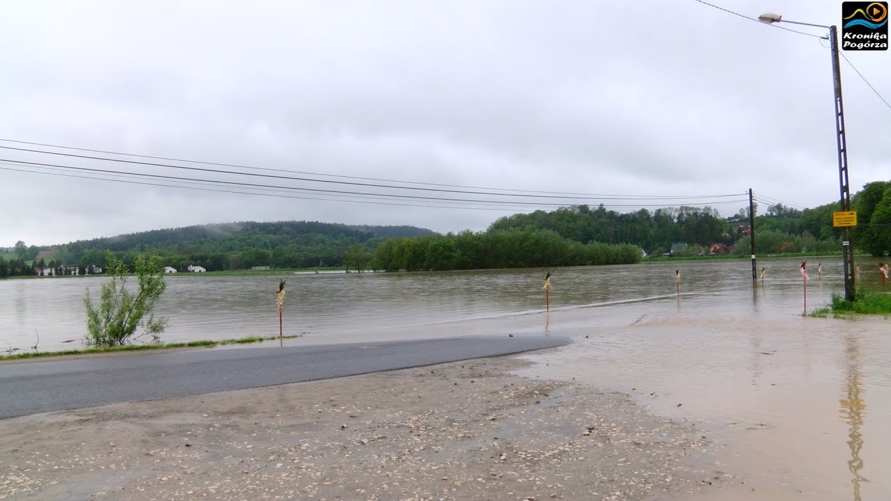 Walka z wodą w gminie Ciężkowice (24.05.2019)