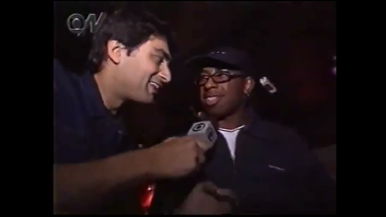 Dj Marky em entrevista para o Fant&aacute;stico nos anos 90