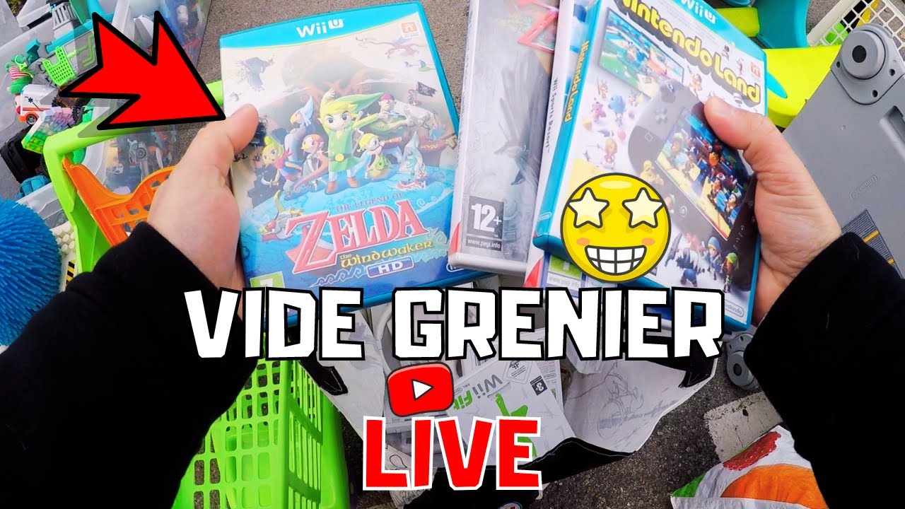VIDE GRENIER LIVE JE TROUVE UNE PÉPITE WII U A PETIT PRIX