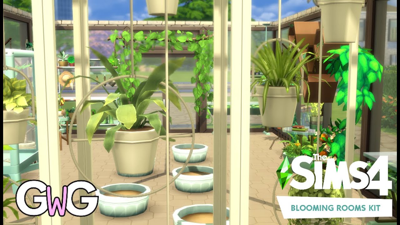 The Sims 4- Greenhouse Tour [Blooming Rooms Kit]