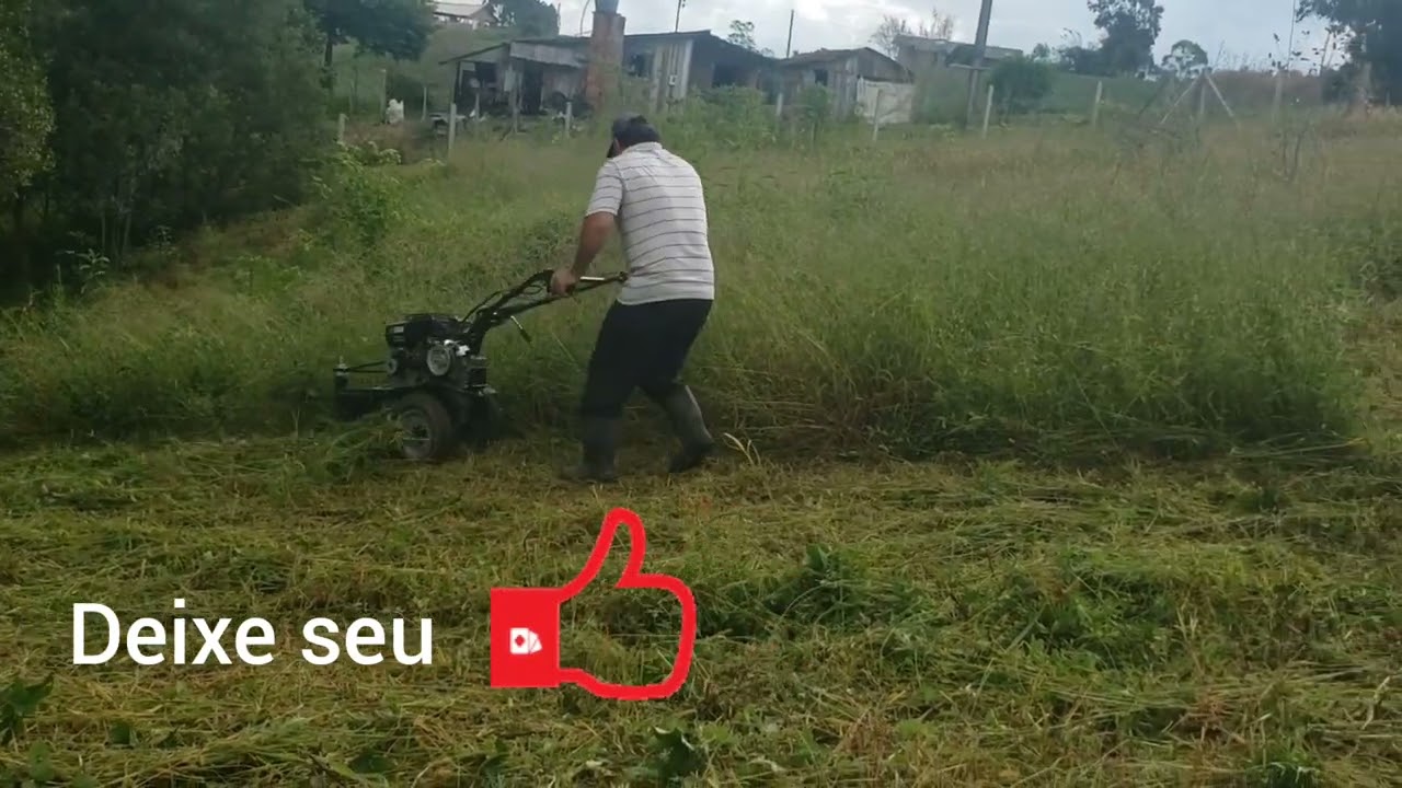 Roçadeira Caseira teste parte2