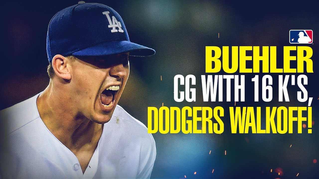Walker Buehler dominates Rockies with 16 K's, Dodgers walk-off!!