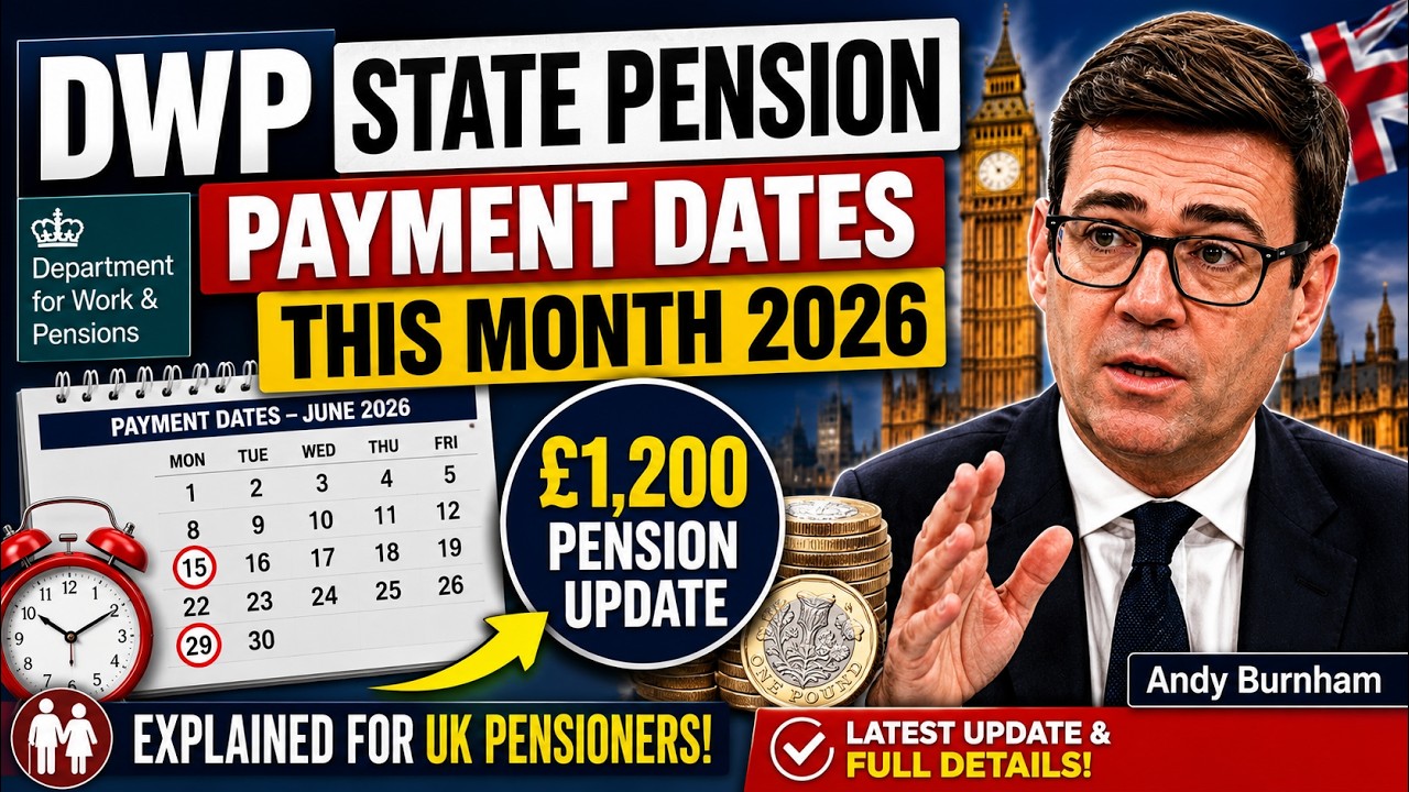 DWP State Pension Payment Dates This Month 2026 | &pound;1,200 Pension Update Explained for UK Pensioners!