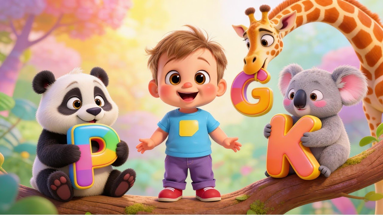 Alfabeto de los Animales 🐼🔤 | Canciones Infantiles