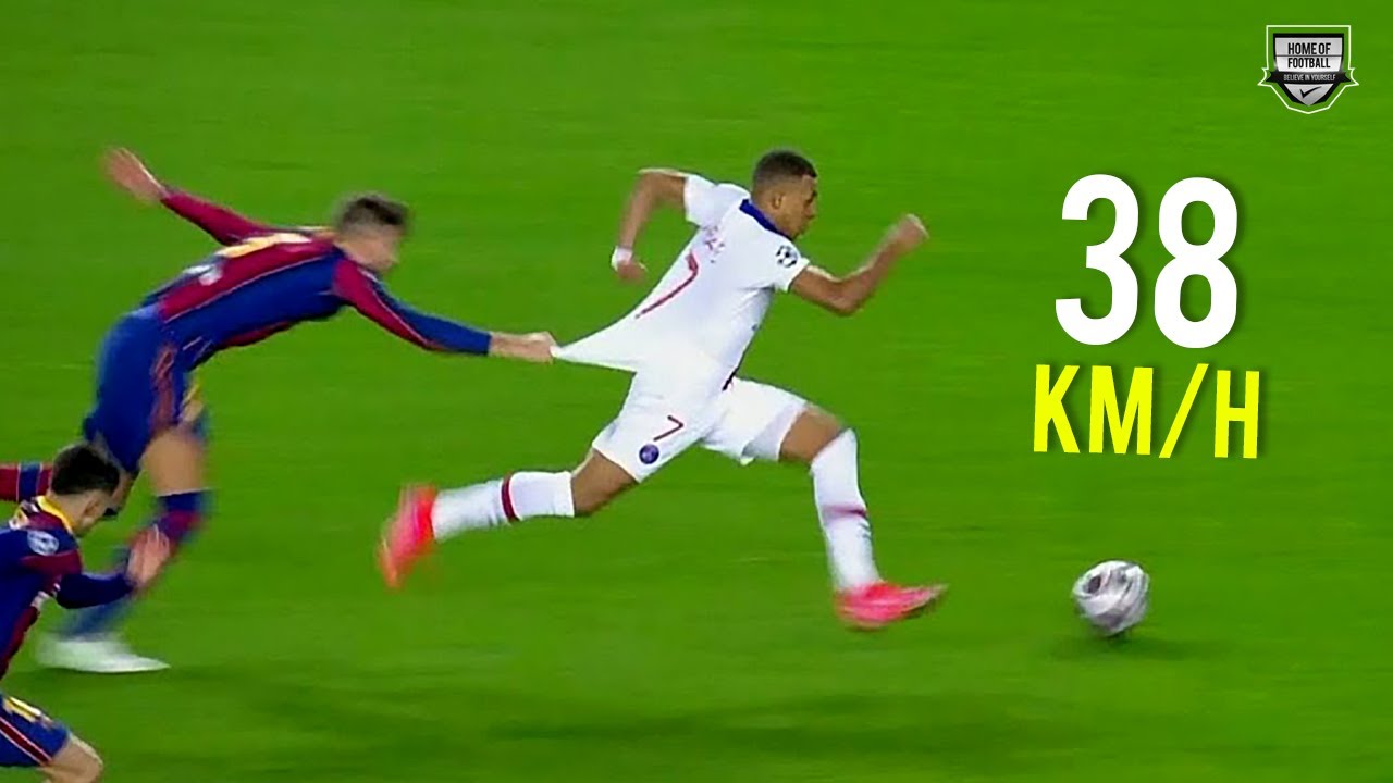 Insane Sprint Speeds In Football 2021 ⚡