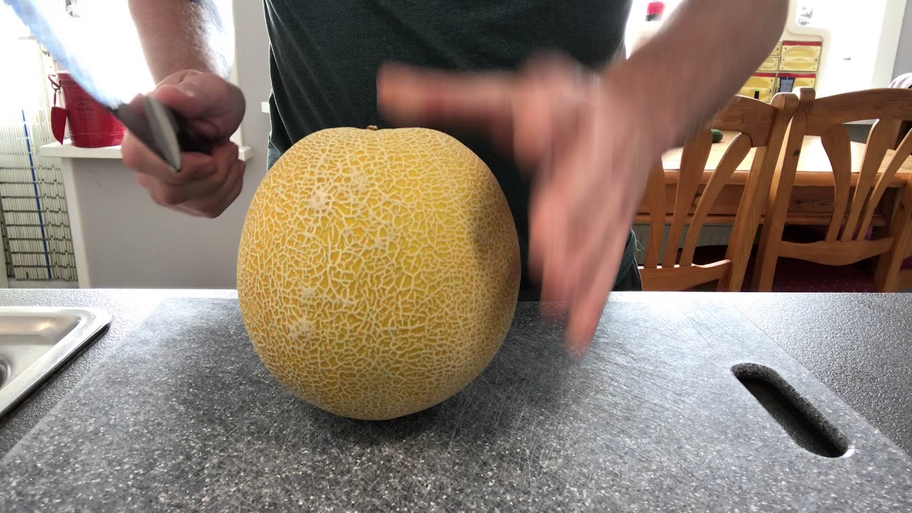 Een makkelijke manier van meloen snijden