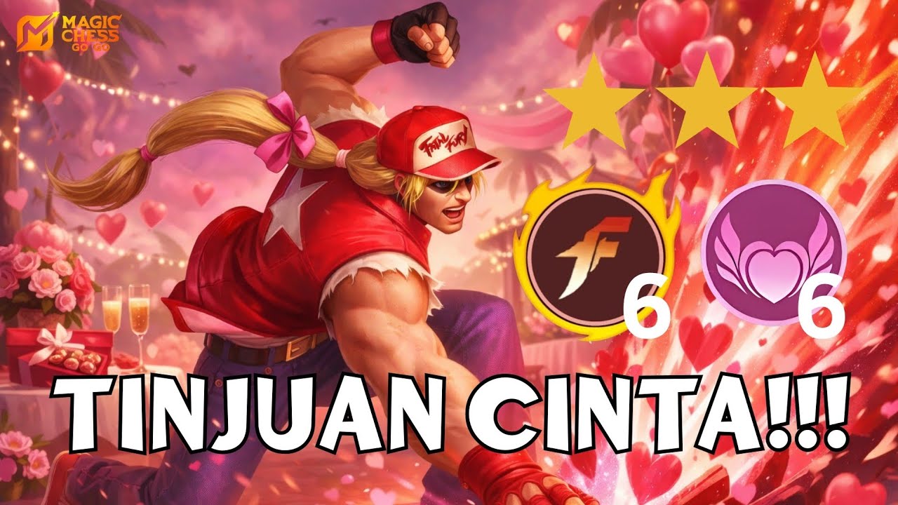 SEKALI TINJU HILANG!!! TERRY BOGARD HEARTBOND SAKIT + TEBEL WOII!!! MAGIC CHESS GO GO