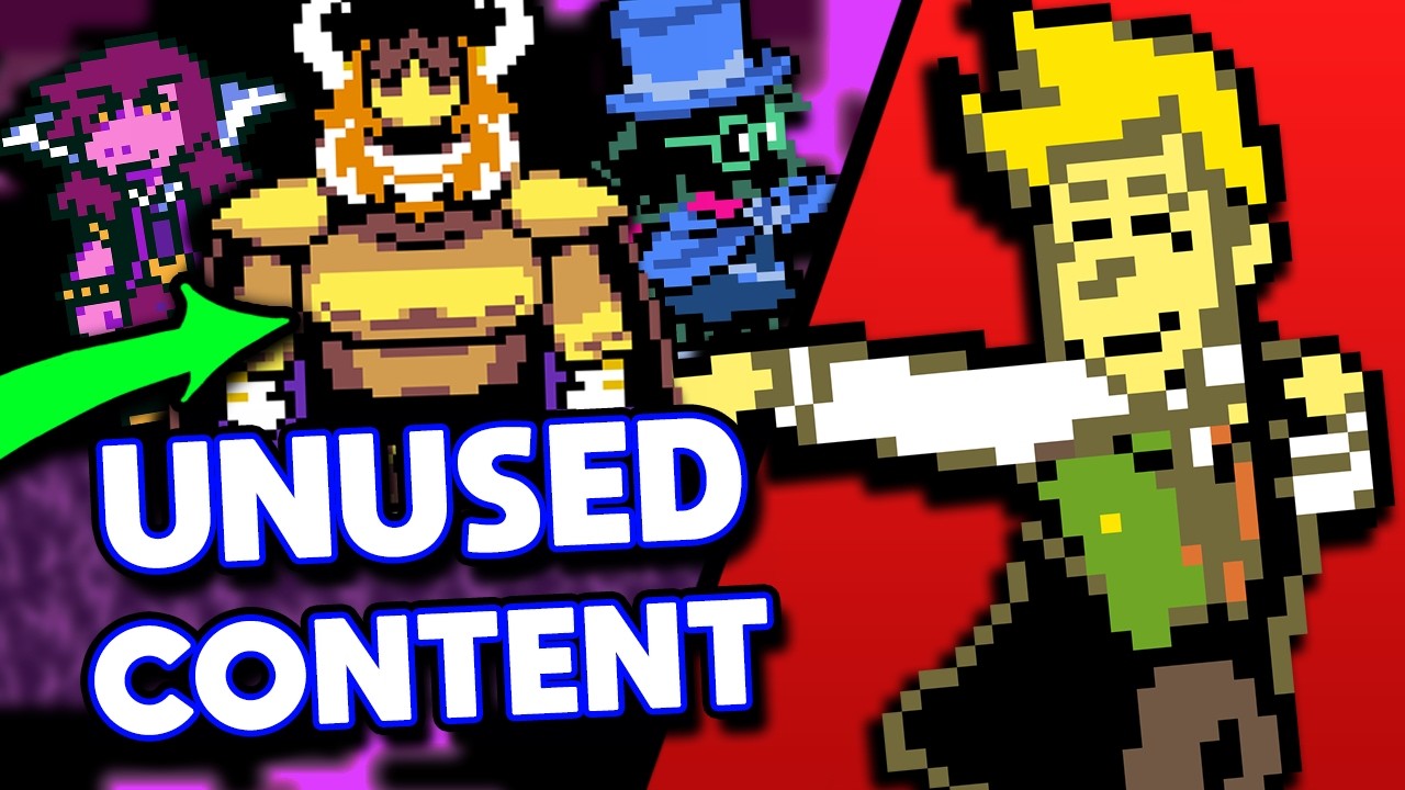 Deltarune Chapter 5 LOST BITS | LOTS of Unused Graphics
