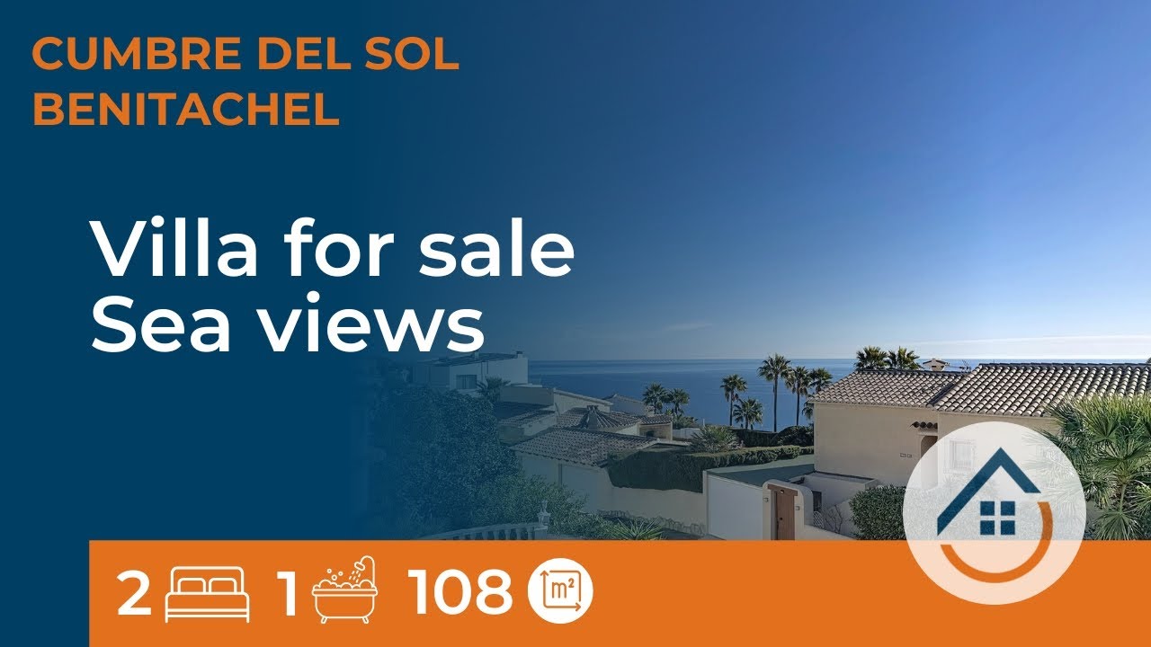 Cumbre del Sol Villa with sea views and communal pool