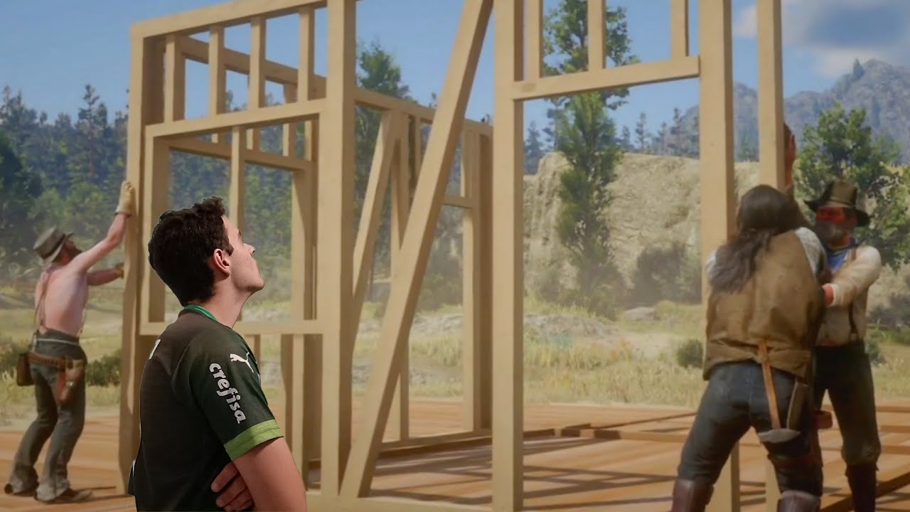 construindo o rancho do John no red dead 2