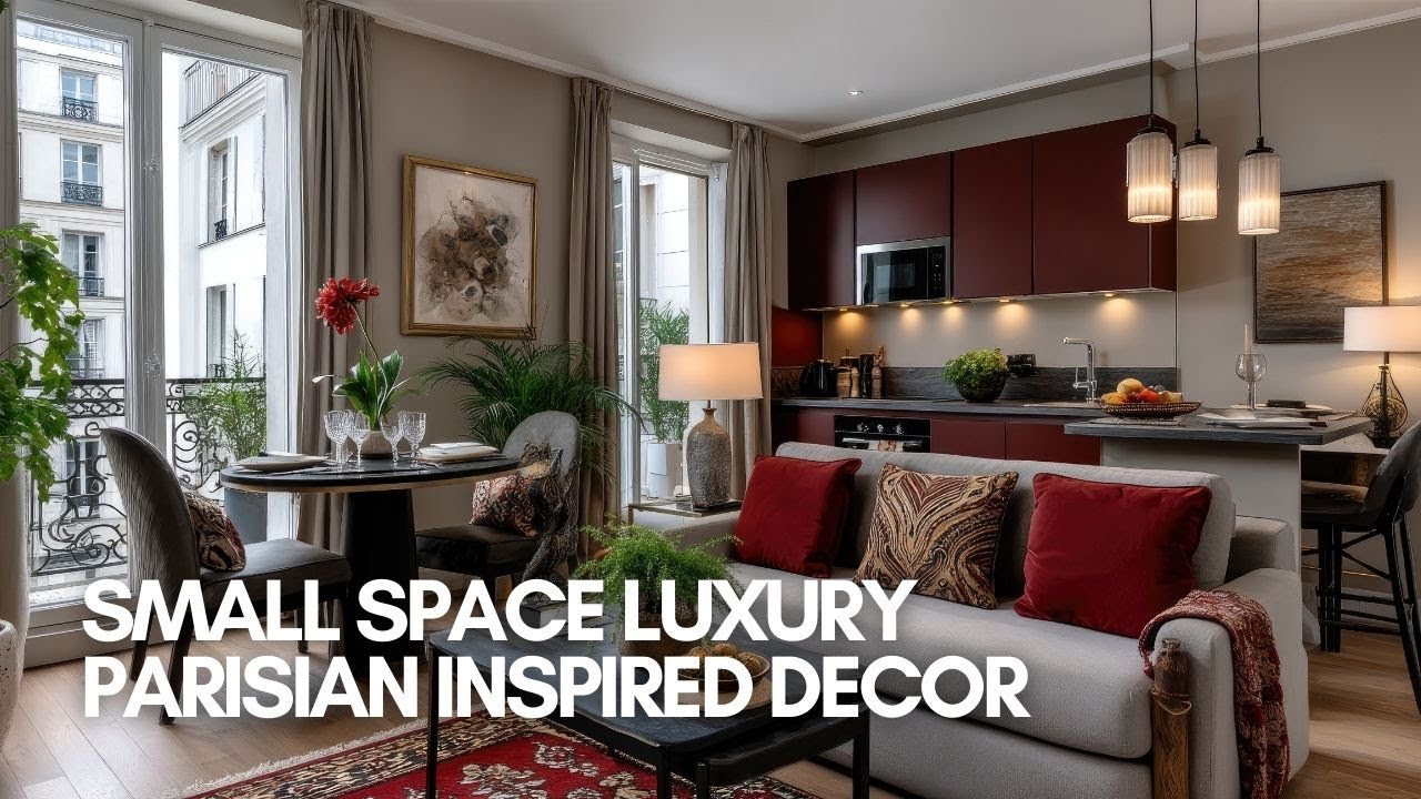 Small Space Luxury | Parisian Inspired Decor & Functional Design Tips That Wow