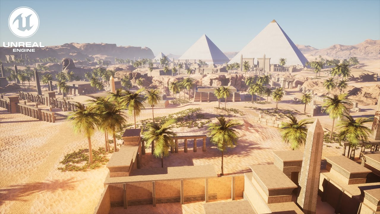 Egyptian Pyramids Unreal Engine 5