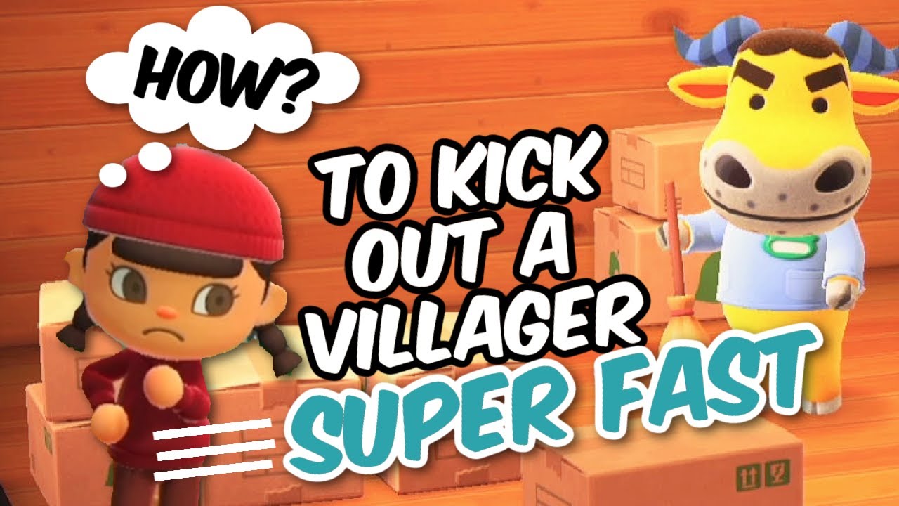 HOW TO GET RID OF VILLAGER IN ANIMAL CROSSING Quick and Easy / No Amiibo and No Campsite Needed