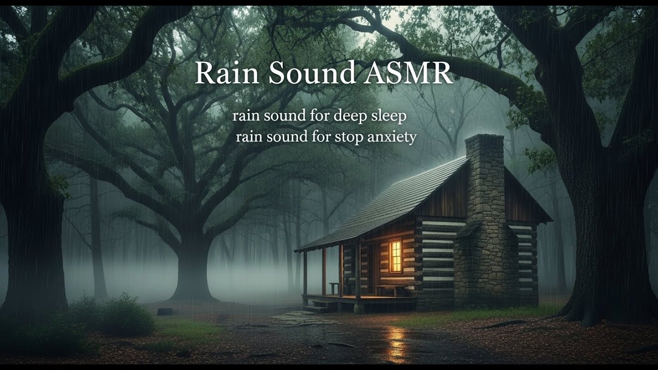 Endless Night Rain with Gentle Thunder Waves for Deep Sleep and Inner Peace to Release Night An