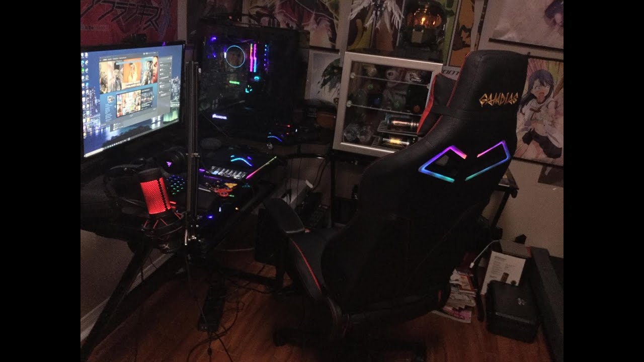 Gaming PC mini fridge setup in my basement 2020