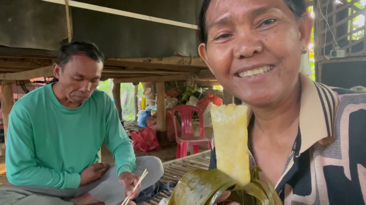 We bought rice from my aunt and uncle today