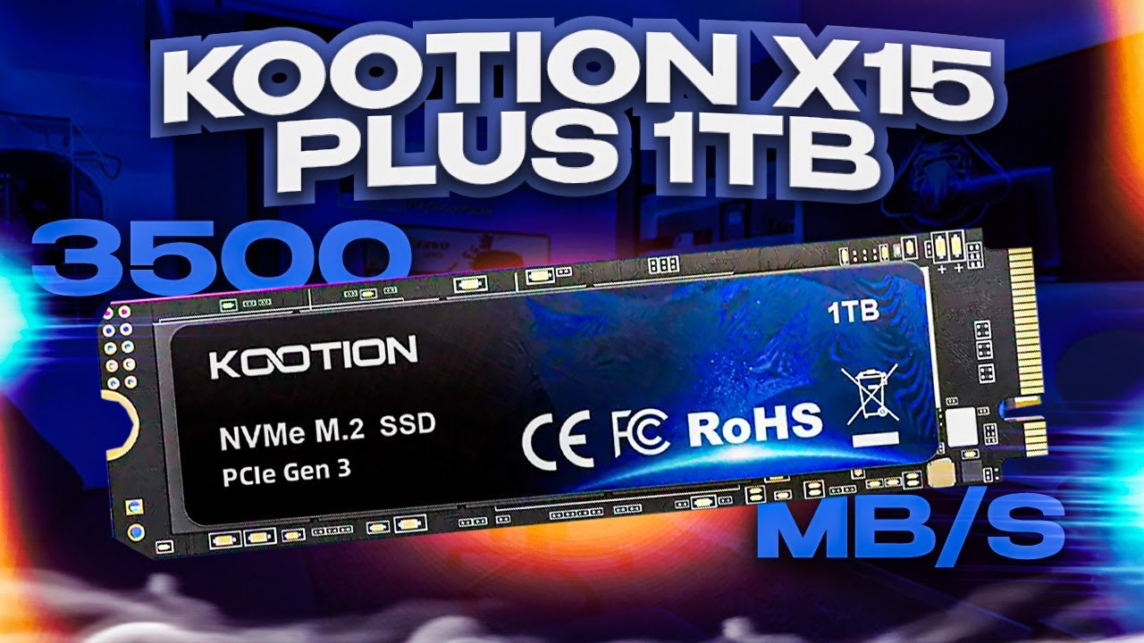 ТЕСТИРУЕМ БЫСТРЫЙ КИТАЙСКИЙ NVME накопитель объёмом 1Tb - ОБЗОР KOOTION X15