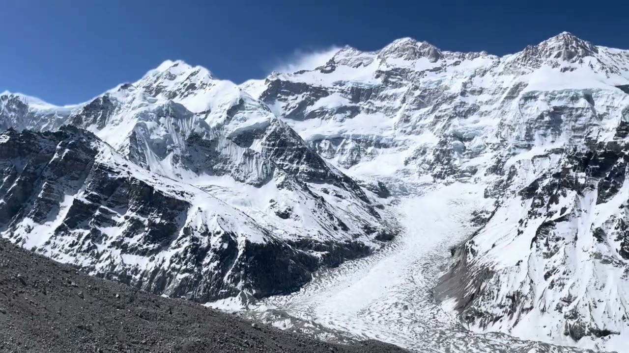 The view from Kanchenjunga North Base Camp.