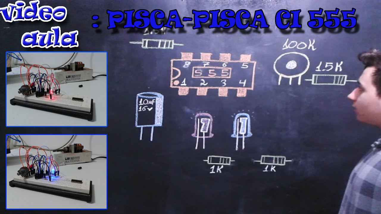 Circuito Oscilador Astavel Regulavel - CI 555 -