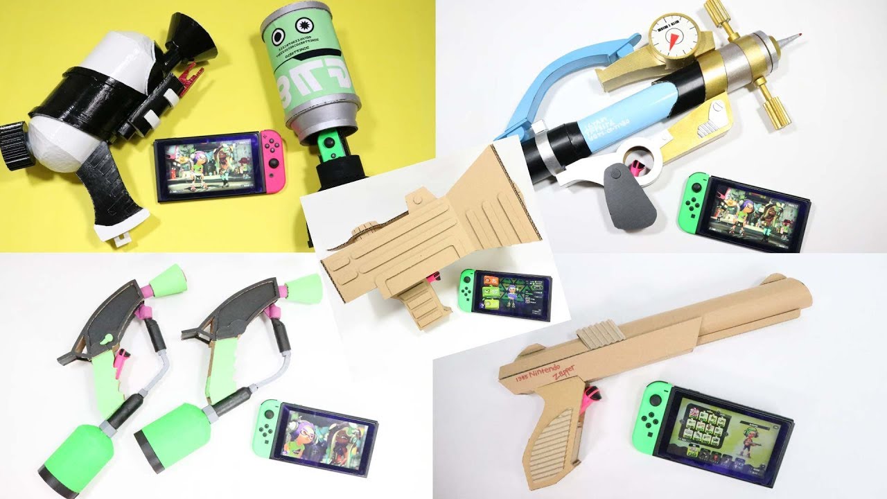 Cardboard DIY Splatoon2 NINTENDO LABO Compilation　スプラトゥーン２のまとめ動画