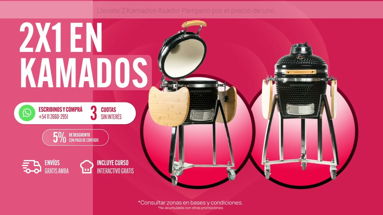 KAMADO PAMPERO 2X1