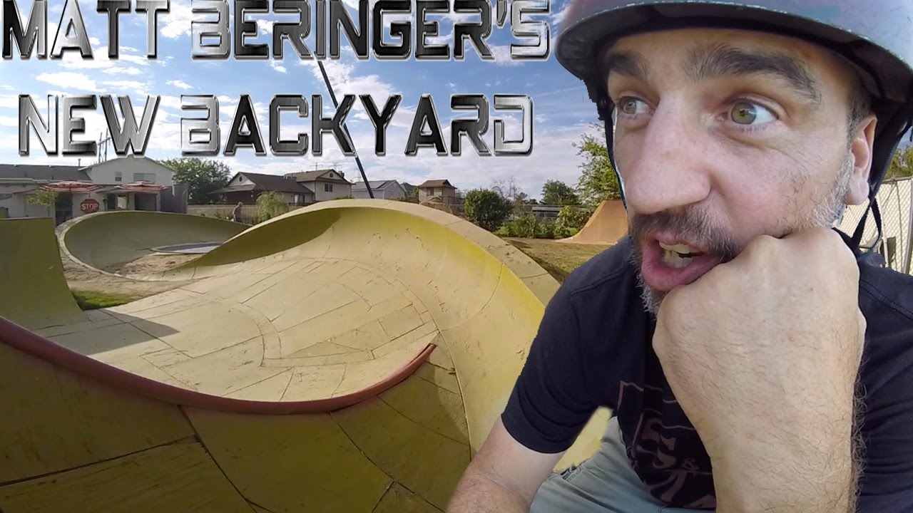 Matt Beringer's New Backyard BMX Setup