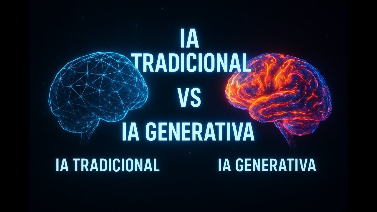 IA Tradicional vs IA Generativa 🔍 &iquest;Cu&aacute;l es la diferencia? (Explicado F&aacute;cil)