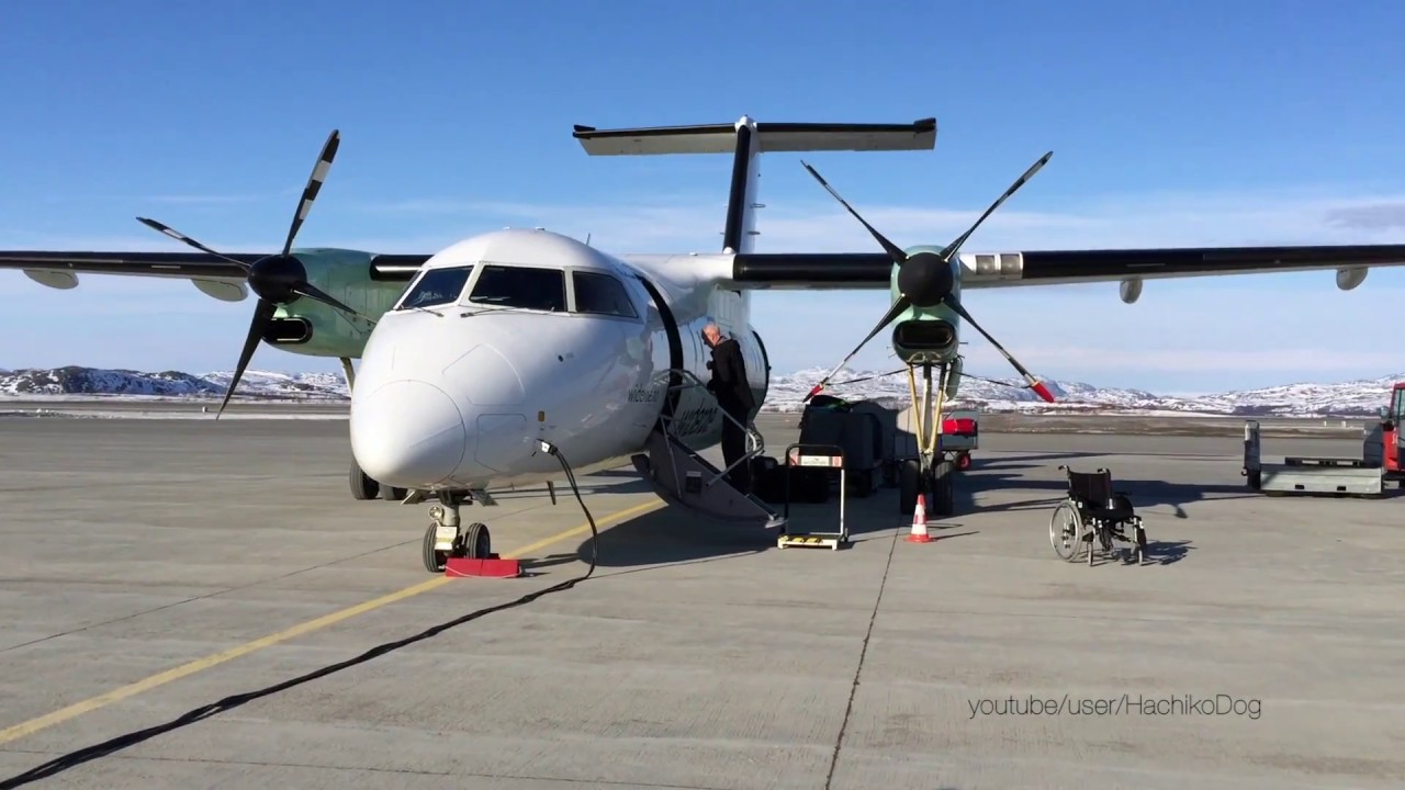 Widerøe WF951 flight Kirkenes-Vardoe-Batsfjord in March 2015