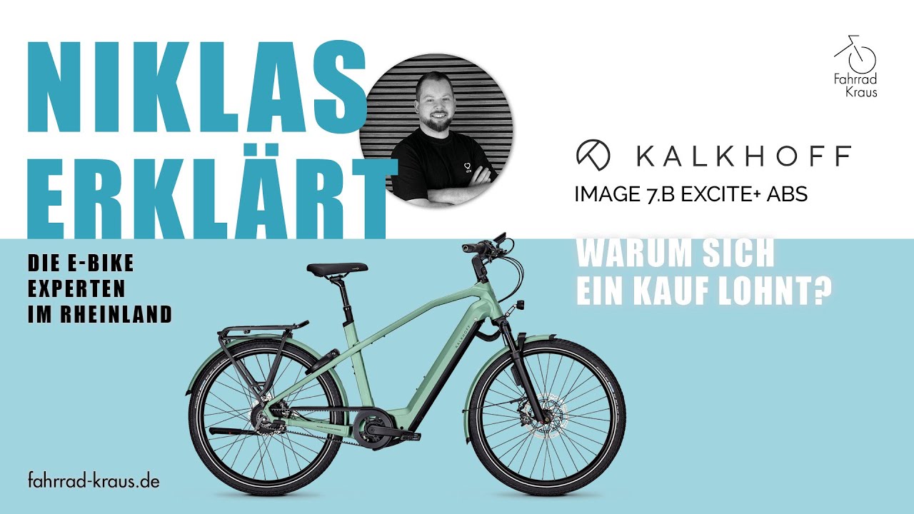 Image 7B Excite+ ABS E-Bike - Bosch Performance CX Motor - 85Nm - 750 Wh Akku - Kraftvoller Komfort