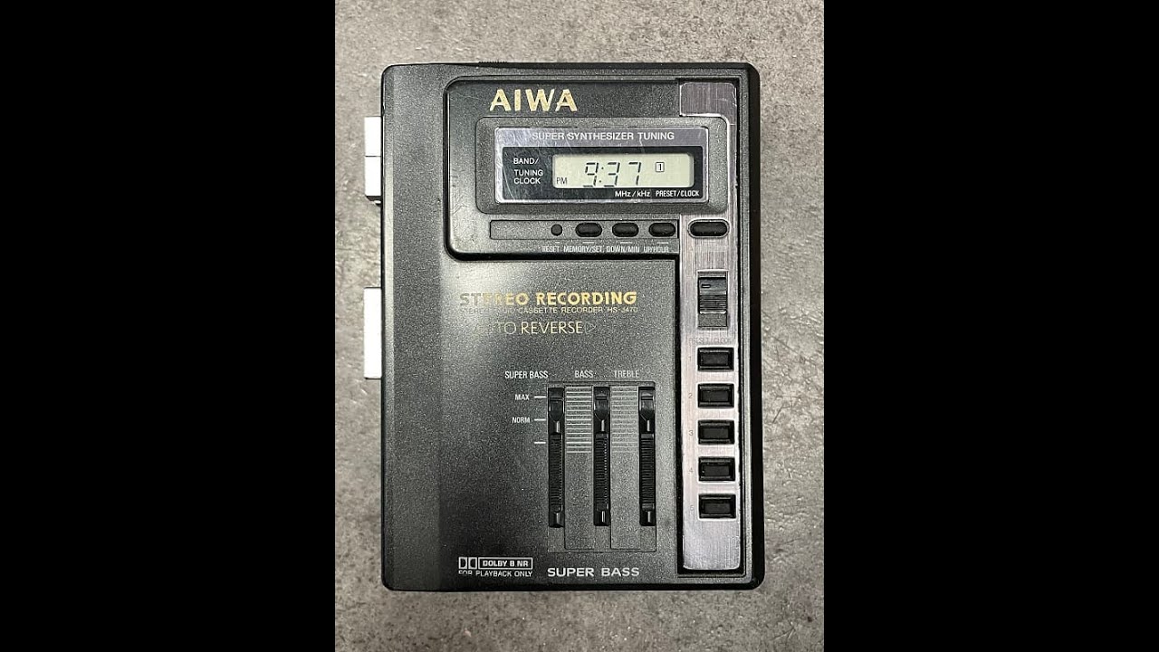 Aiwa HS-J470 (Actual) Belt Repair