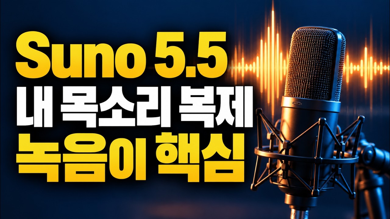 Suno 5.5 내 목소리 복제 기능 직접 써봤더니 소름.. 녹음 방법에 따라 퀄리티 차이가 엄청납니다