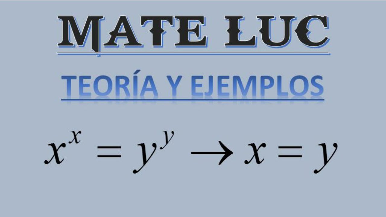 Teoría de exponentes - Parte 13: Tercera propiedad de Ecuaciones exponenciales y retos