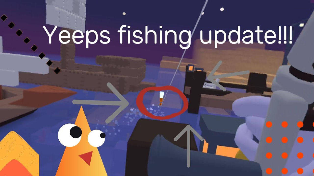 Yeeps has a fishing update!!!!!!!!????#yeeps #yeepsupdate