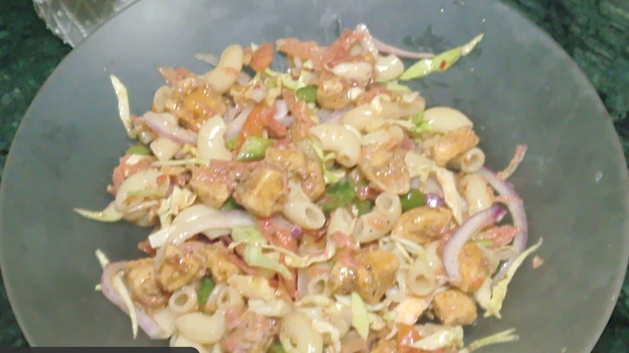 Yummy Diet Macaroni Salad _ Full of Protein Salad _ Cooking Channel _ L.A Cooking Channel