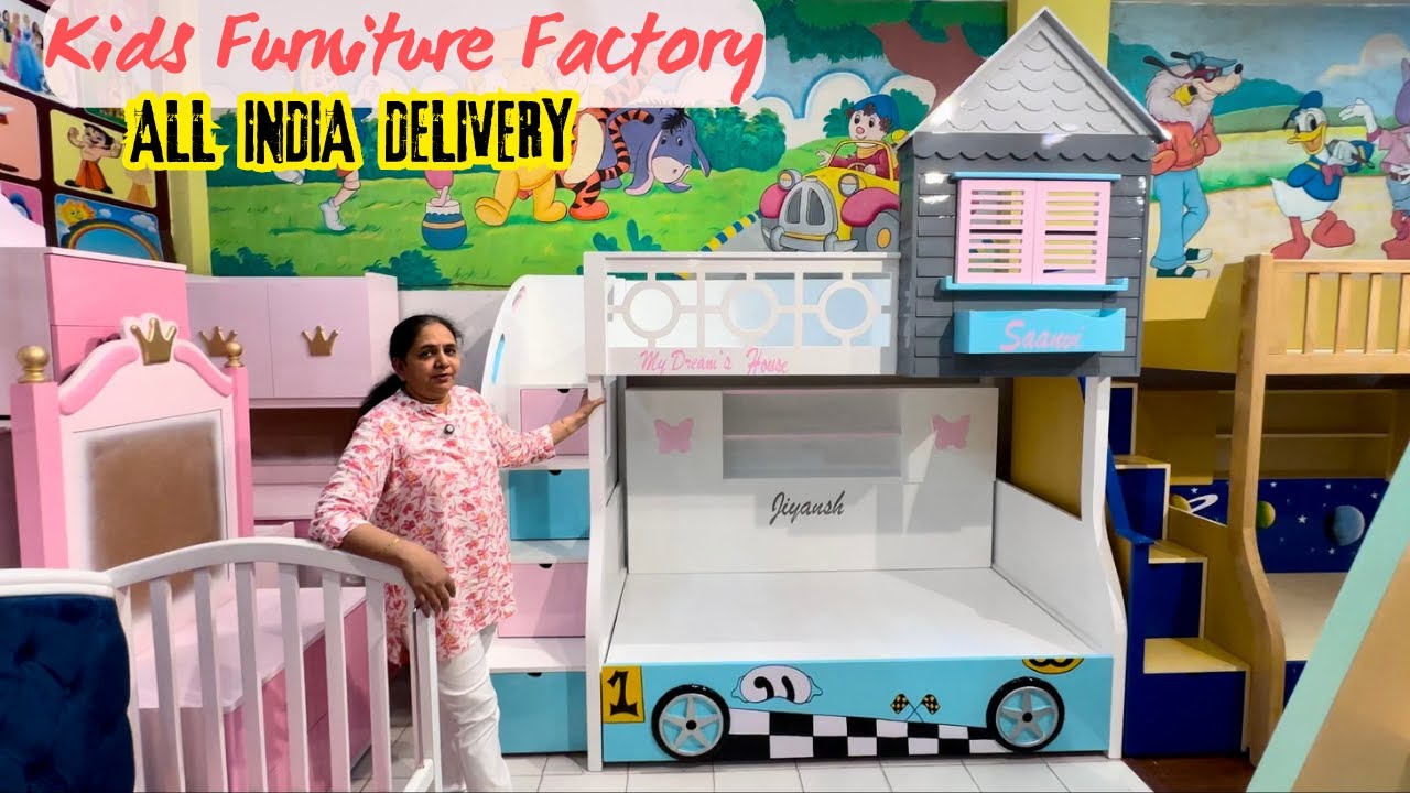 100% Made in India Kids Furniture Better than Imported | Bunk Beds, Baby Cot, Study Tables, Wardrobe