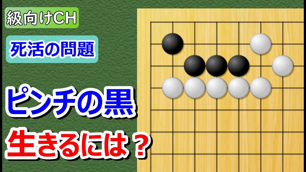 【囲碁問題】級向け・死活の問題
