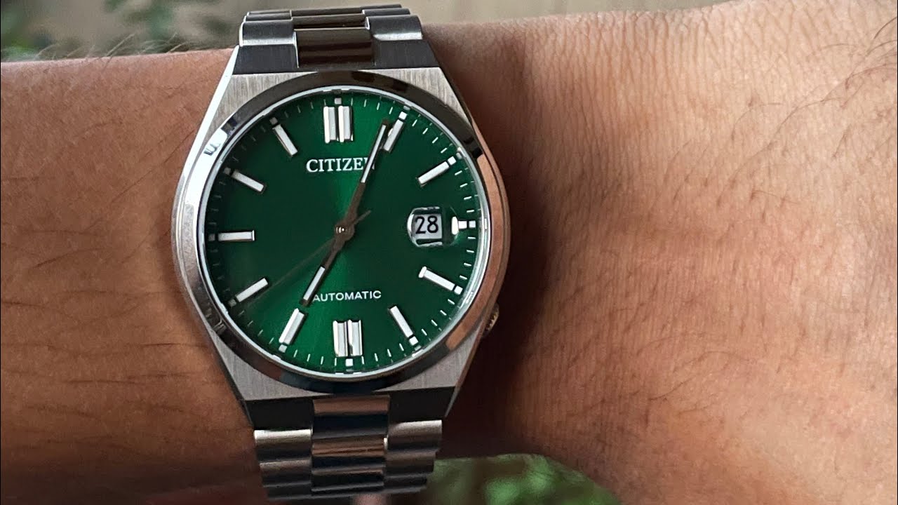 Unboxing CITIZEN Automatic Green dial-NJ0150-81X Rolex alternative in 30000INR/$330 #citizen-watches