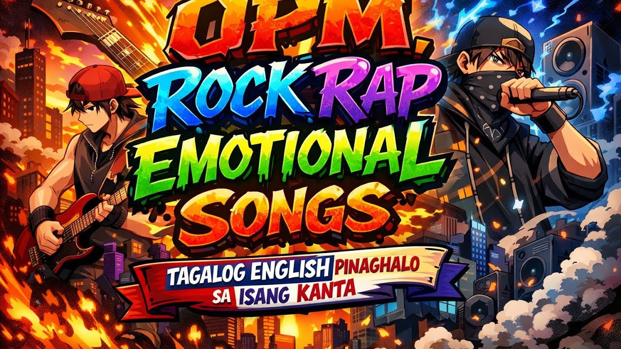 OPM Rock Rap Emotional Playlist 💔 Taglish Hugot Songs 2026 | JMAlbinoTV